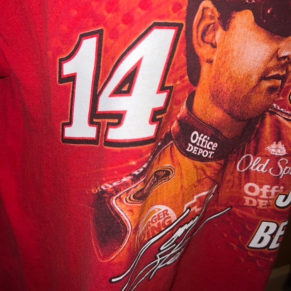Tony Stewart NASCAR #14 The Season Has Just Begun T Shirt Size M 2009 Tour - Picture 6 of 9